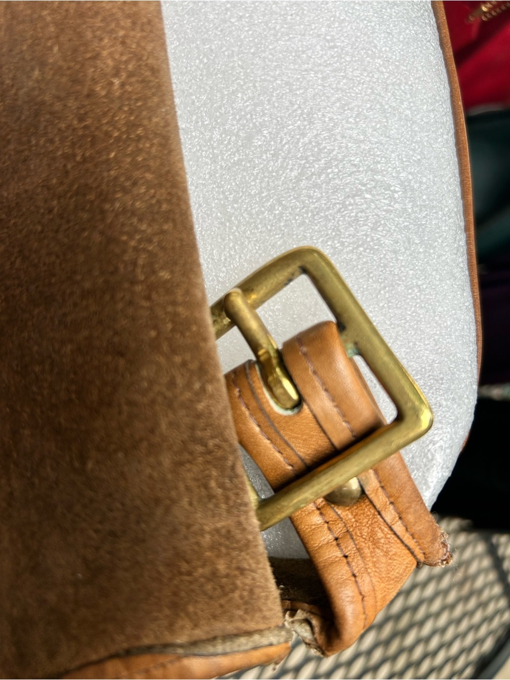 Coach Vintage NYC Courier Shoulder Bag in Saddle - Picture 14 of 16